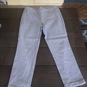 Tribal Fia cuffed straight leg light grey sz 10